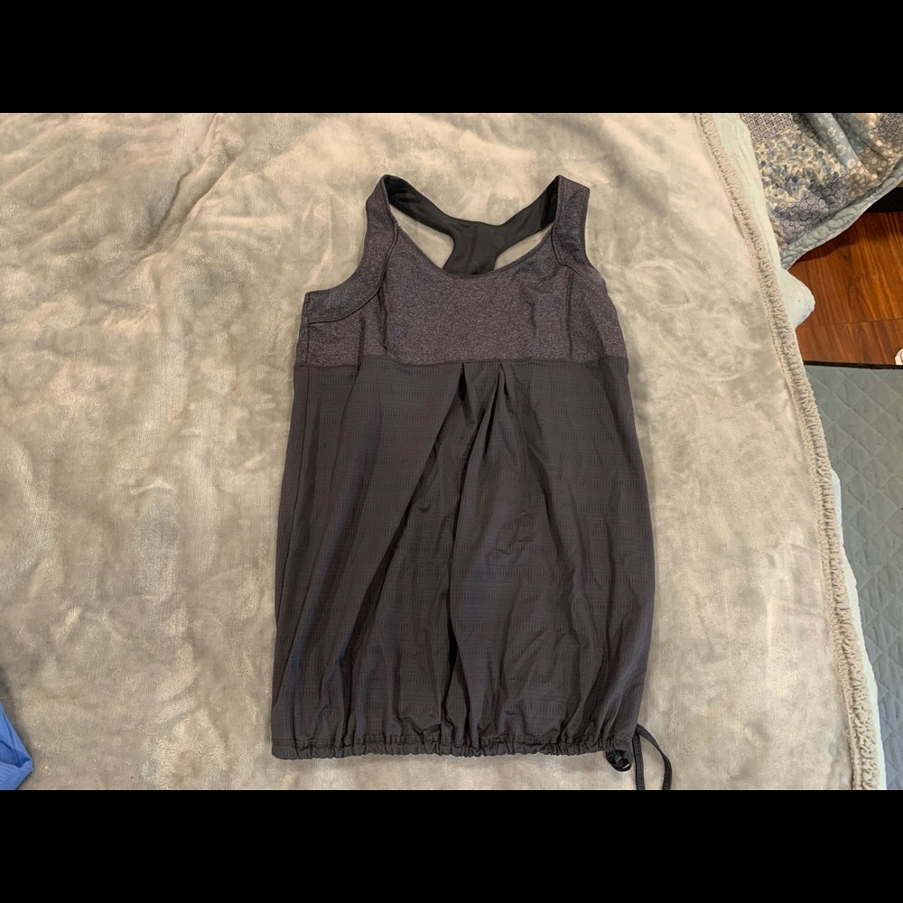 Bundle of two - one gray, one blue workout tops